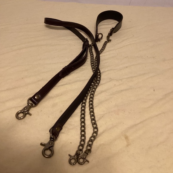 BEARA BEARA VINTAGE LEATHER TOP HANDLE BAG - Picture 9 of 10